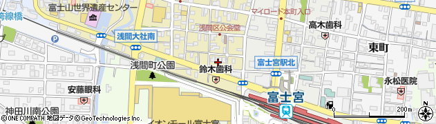 静岡県富士宮市大宮町27周辺の地図