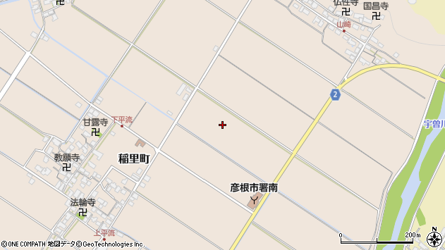 〒521-1111 滋賀県彦根市稲里町の地図