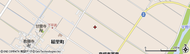 滋賀県彦根市稲里町周辺の地図