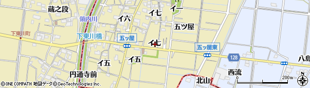 愛知県稲沢市祖父江町甲新田イ七周辺の地図