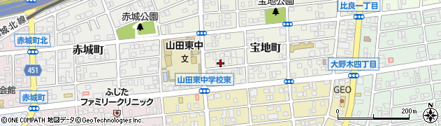愛知県名古屋市西区宝地町130周辺の地図