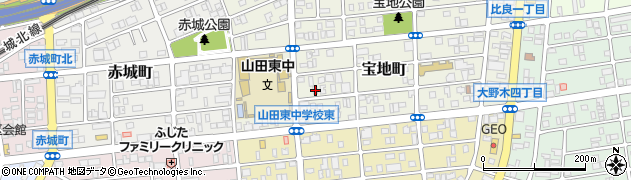 愛知県名古屋市西区宝地町129周辺の地図