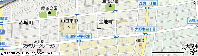 愛知県名古屋市西区宝地町161周辺の地図