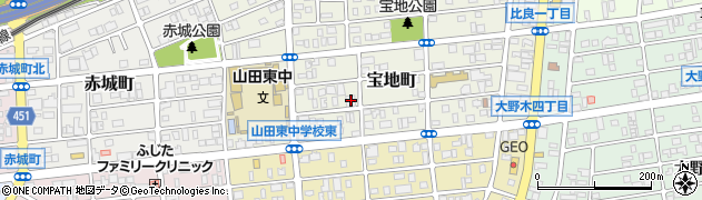愛知県名古屋市西区宝地町133周辺の地図