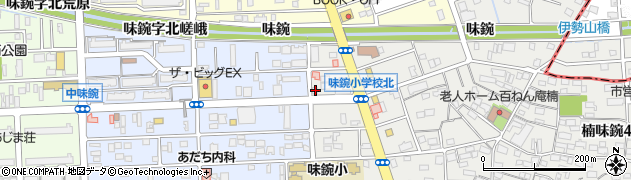 愛知県名古屋市北区楠味鋺3丁目401周辺の地図