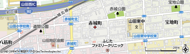 愛知県名古屋市西区赤城町周辺の地図