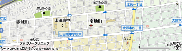 愛知県名古屋市西区宝地町163周辺の地図