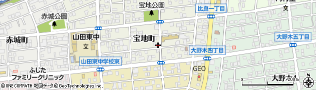 愛知県名古屋市西区宝地町169周辺の地図