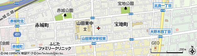 愛知県名古屋市西区宝地町125周辺の地図