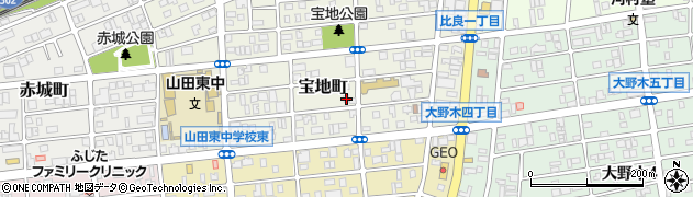 愛知県名古屋市西区宝地町168周辺の地図