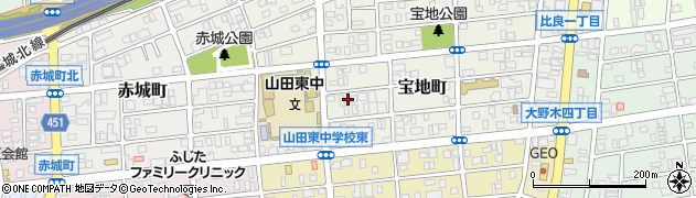 愛知県名古屋市西区宝地町124周辺の地図