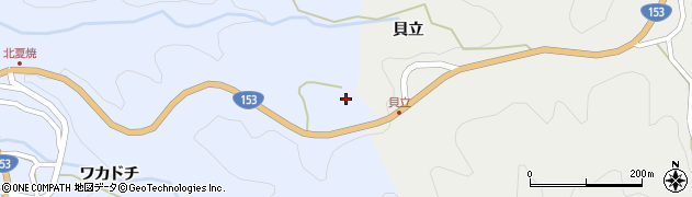 愛知県豊田市夏焼町カヤダテ周辺の地図