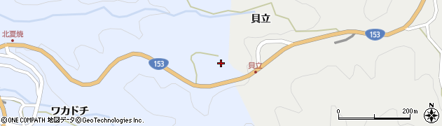 愛知県豊田市夏焼町（カヤダテ）周辺の地図