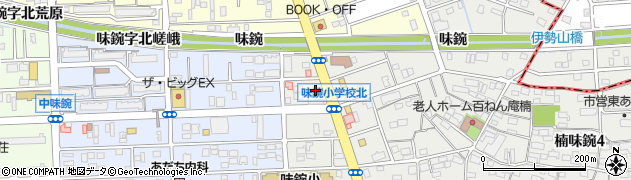 愛知県名古屋市北区楠味鋺3丁目407周辺の地図