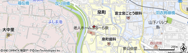 静岡県富士宮市泉町621周辺の地図