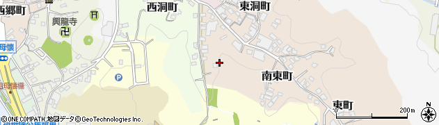 愛知県瀬戸市南東町周辺の地図