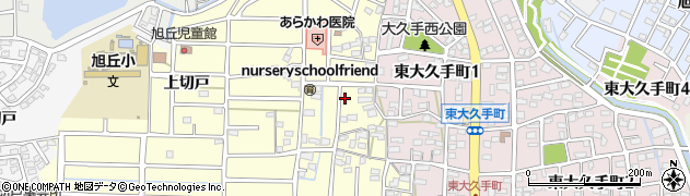 愛知県尾張旭市大久手町中松原120周辺の地図