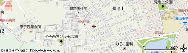 愛知県尾張旭市平子町中通326周辺の地図