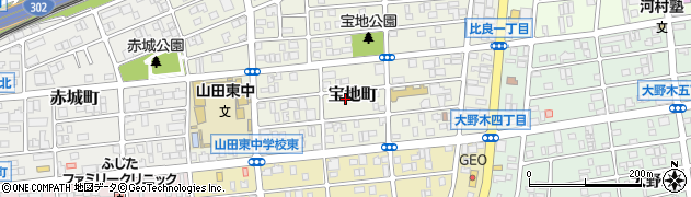 愛知県名古屋市西区宝地町173周辺の地図