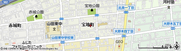 愛知県名古屋市西区宝地町171周辺の地図