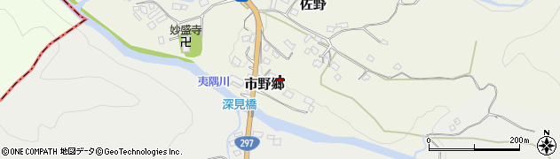 千葉県勝浦市市野郷1100周辺の地図