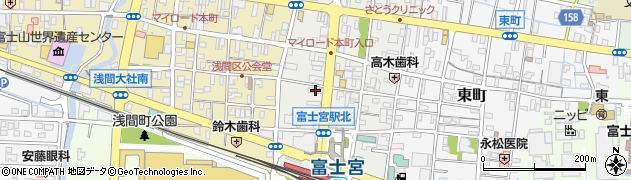 スルガ銀行富士宮支店周辺の地図