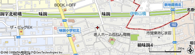 愛知県名古屋市北区楠味鋺3丁目2310周辺の地図
