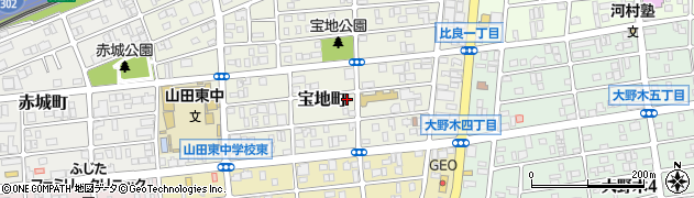 愛知県名古屋市西区宝地町170周辺の地図