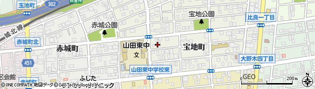 愛知県名古屋市西区宝地町116周辺の地図