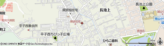 愛知県尾張旭市平子町中通348周辺の地図
