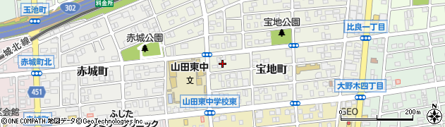 愛知県名古屋市西区宝地町117周辺の地図