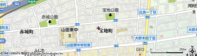 愛知県名古屋市西区宝地町175周辺の地図
