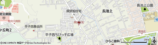 愛知県尾張旭市平子町中通352周辺の地図