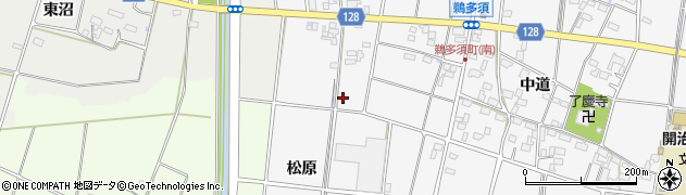 愛知県愛西市鵜多須町松原68周辺の地図