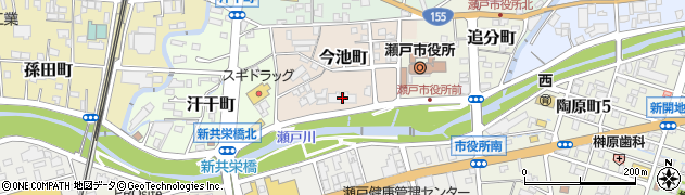 シャトレ愛松瀬戸周辺の地図