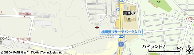 粟田2丁目公園周辺の地図