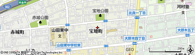 愛知県名古屋市西区宝地町181周辺の地図
