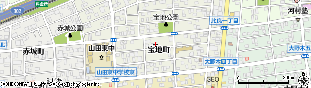 愛知県名古屋市西区宝地町178周辺の地図