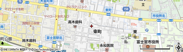 さんきゅーダイニング 富士宮周辺の地図