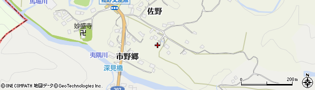 千葉県勝浦市市野郷1122周辺の地図