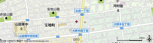 愛知県名古屋市西区宝地町377周辺の地図