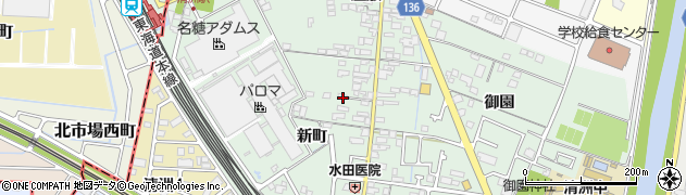 愛知県清須市一場新町411周辺の地図