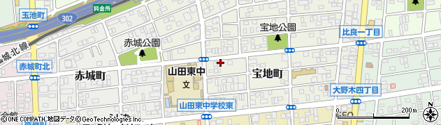 愛知県名古屋市西区宝地町111周辺の地図