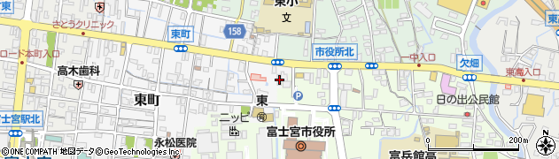 富士信用金庫富士宮東支店周辺の地図