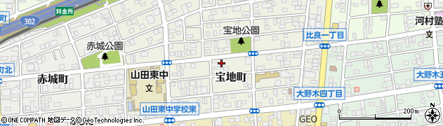 愛知県名古屋市西区宝地町192周辺の地図