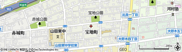 愛知県名古屋市西区宝地町190周辺の地図