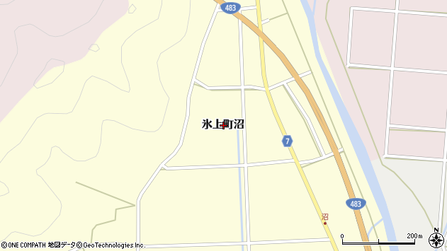 〒669-3634 兵庫県丹波市氷上町沼の地図