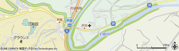京都府福知山市三和町芦渕827周辺の地図