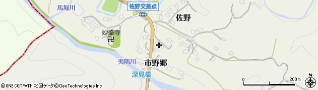 千葉県勝浦市市野郷1097周辺の地図