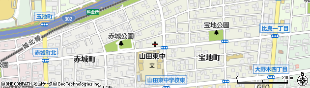 愛知県名古屋市西区宝地町41周辺の地図